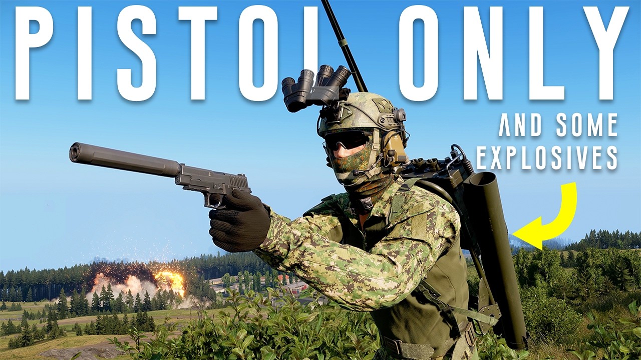 We Waged a Guerrilla War with ONLY a Pistol in Arma Reforger