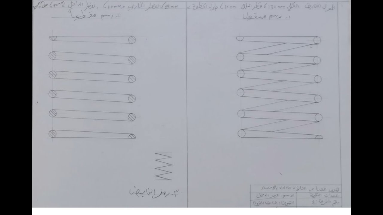 النابض الحلزوني