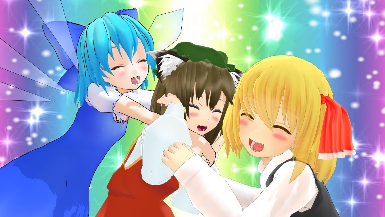 【東方MMD第1部】クリスマスパーティー