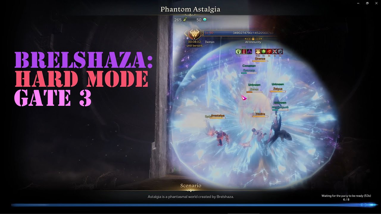 Brelshaza Hard Mode Gate 3 - Blue Gunlancer Main 1560