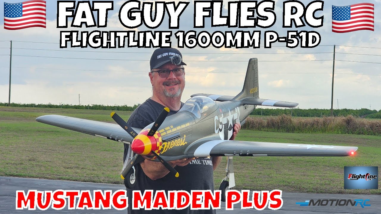 NEW! FLIGHTLINE 1600MM P-51D MUSTANG MAIDEN + by FGFRC #aviation #rc