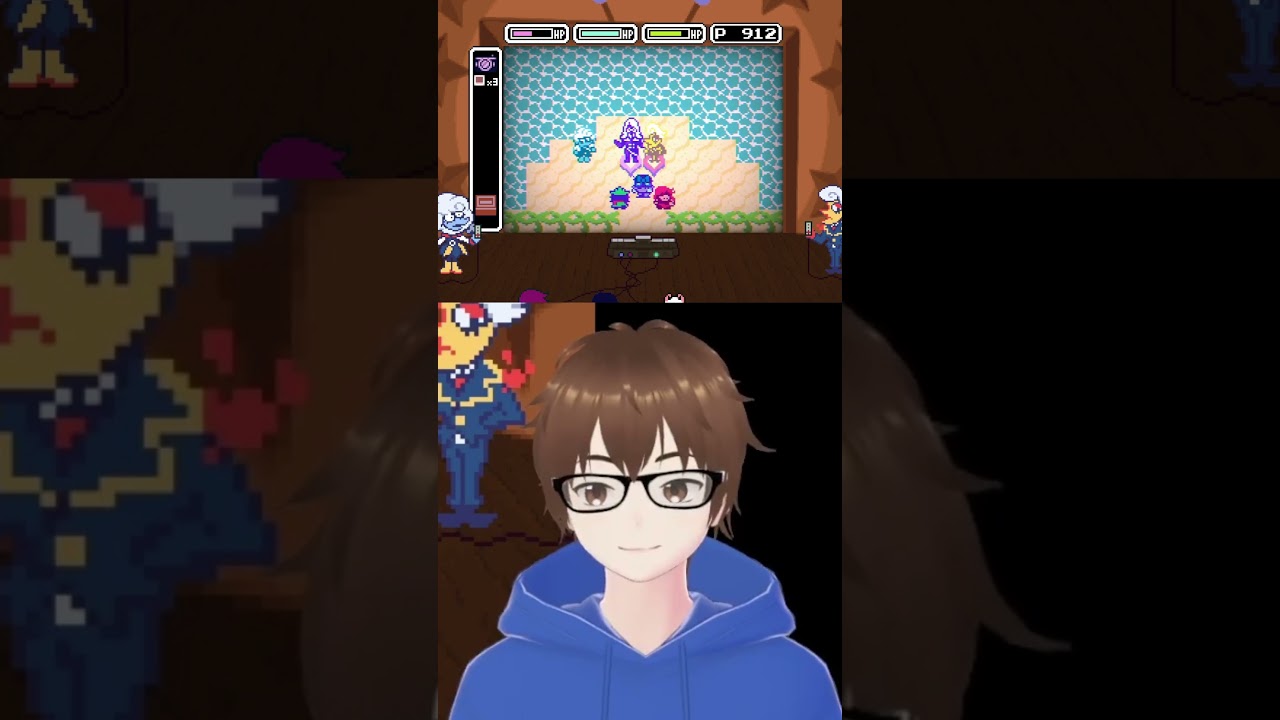 Well, this is awkward #deltarune #shorts #vtuber