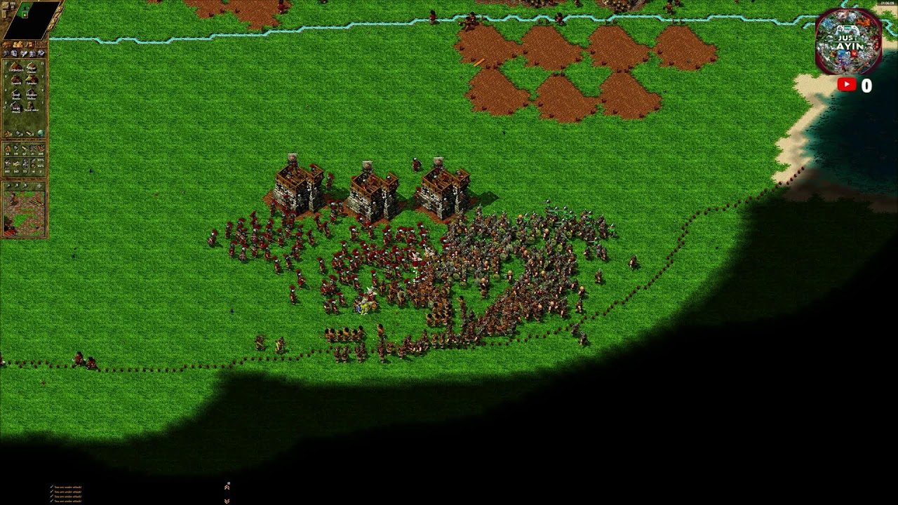 The Settlers 4 Epic Failure - 6er Metzel 1 vs 5 gameplay