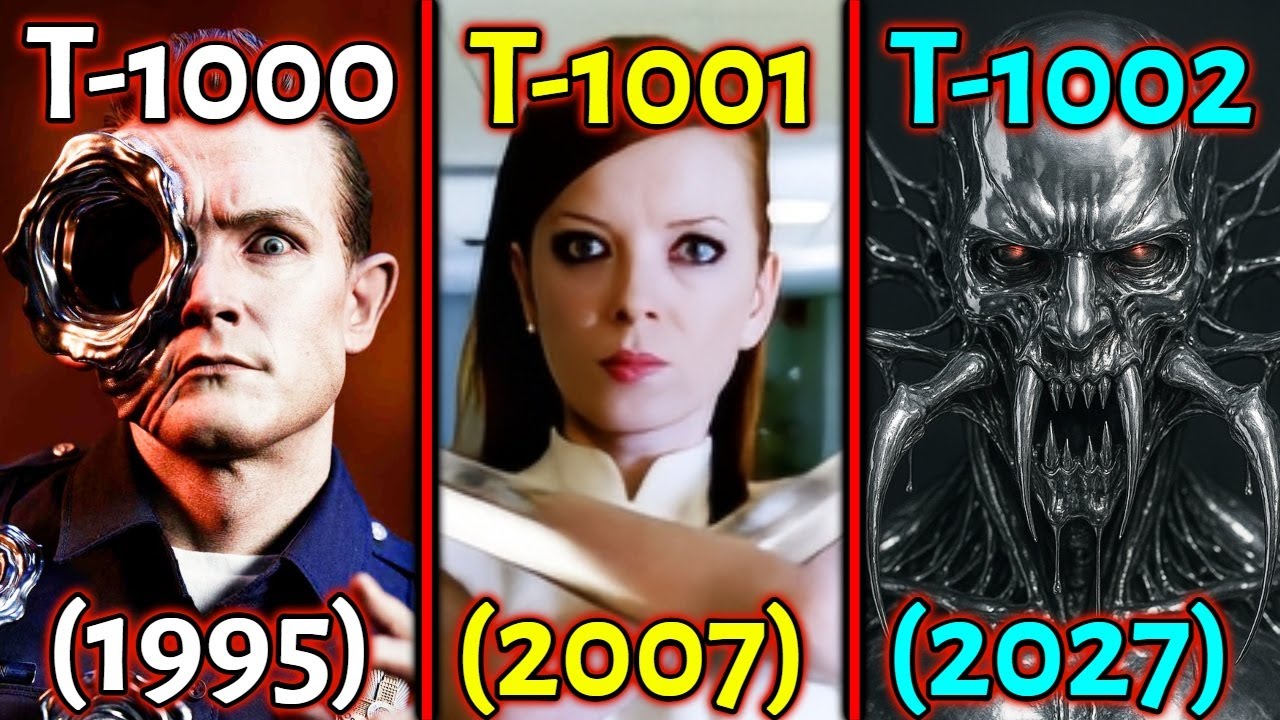 Entire Life Of Liquid Metal Terminators - Explored - From T-1000 To T-1002, Most Lethal Terminators
