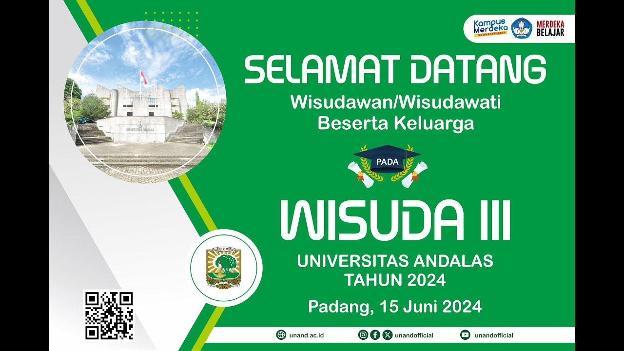 UNIVERSITAS ANDALAS - WISUDA III 2024