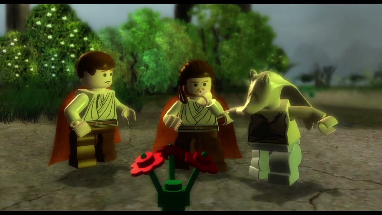 Lego star wars the complete saga walkthrough  part 2 Invasion of Naboo