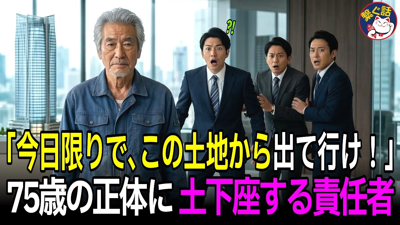 【人間ドラマ】超高級タワマンで侮辱された老人―翌日、...土地の権利を行使し、ゴミ扱いした責任者を地獄に落とした理由