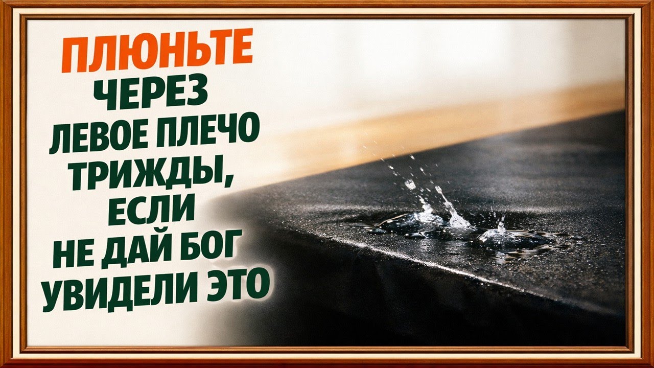 Плюньте через левое плечо трижды, если увидели это: защита от  сглаза, порчи, зависти
