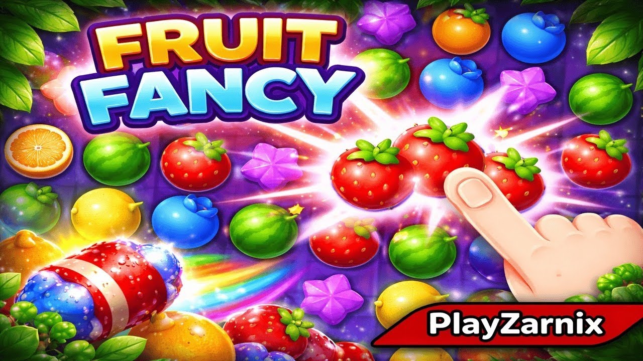 Fruit Fancy Gameplay | Colorful Match-3 Puzzle Fun | PlayZarnix