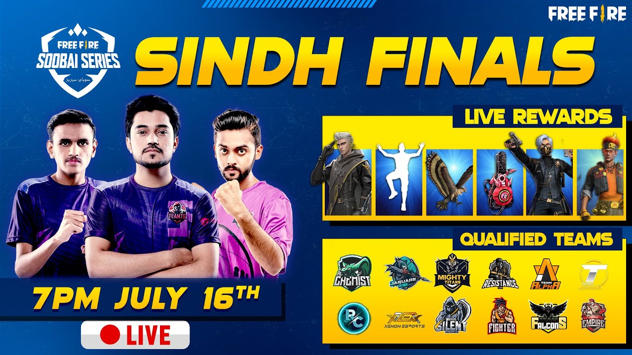 [LIVE] FFSS - Sindh Finals | Free Fire Soobai Series