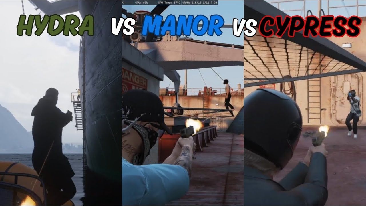 Manor vs Hydra vs Cypress At Cargo Ship (Multi POV) | NoPixel 4.0 GTA RP