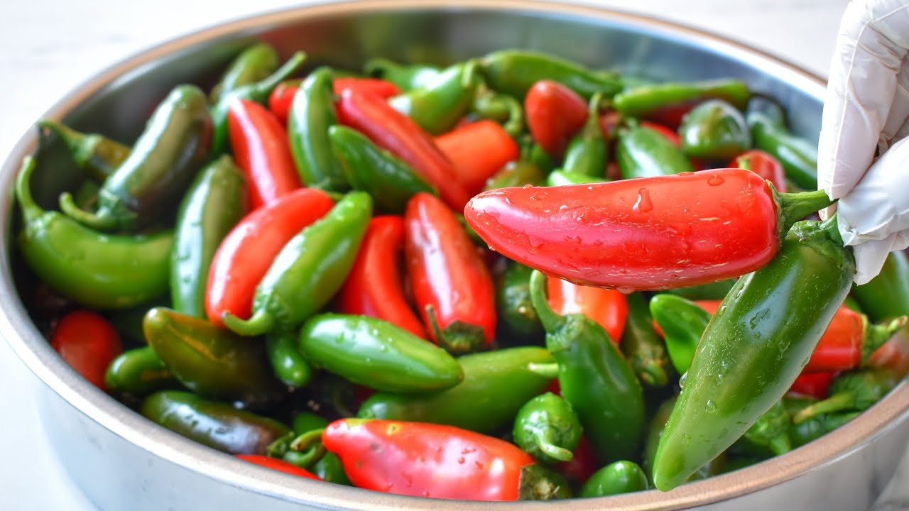 Bu Biberleri Gördüğünüz Yerde Alın 👍 Her Sene Bolca Yaptığım Bu Turşu Bir Harika 😋 Jalapeno Turşu