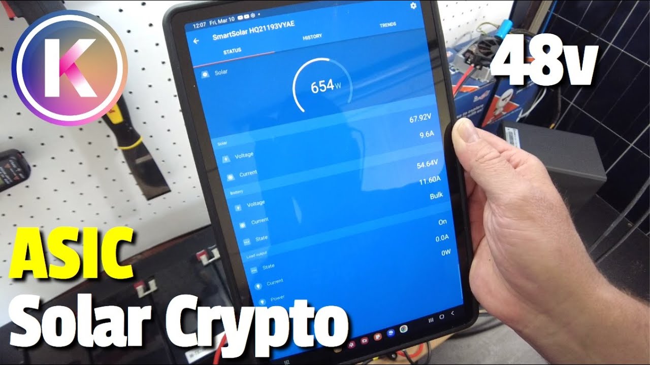 ASIC Solar Crypto Mining 48v Configuration