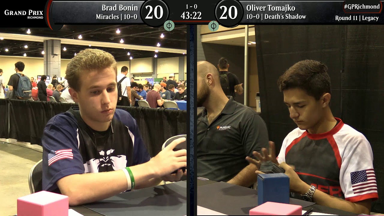 Magic the Gathering GP Richmond 2018 Round 11 Legacy