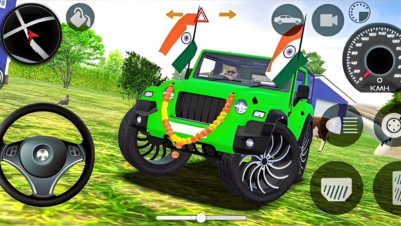 Modified Mahindra Thar😈Games:Indian Thar (Gadi Wala Games) Car Game Android Game - Android Gameplay