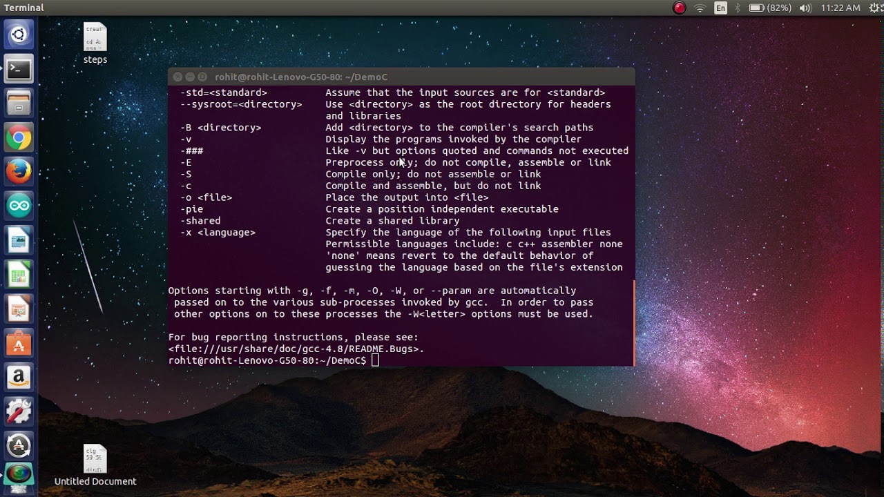 Execution flow of c program with demo code