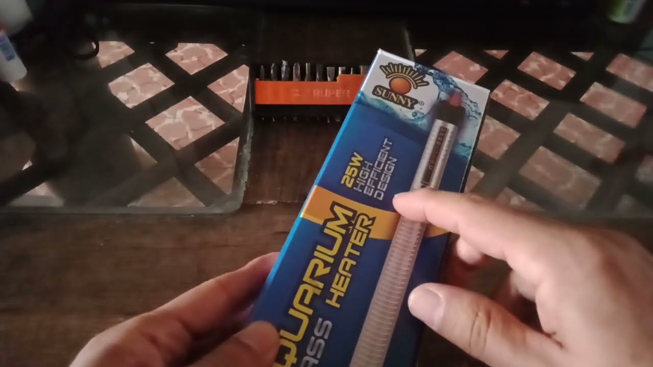 UNBOXING TERMOSTATO SUNNY SGH-25 ACUARIO, ¿NO TIENE ASBESTO?