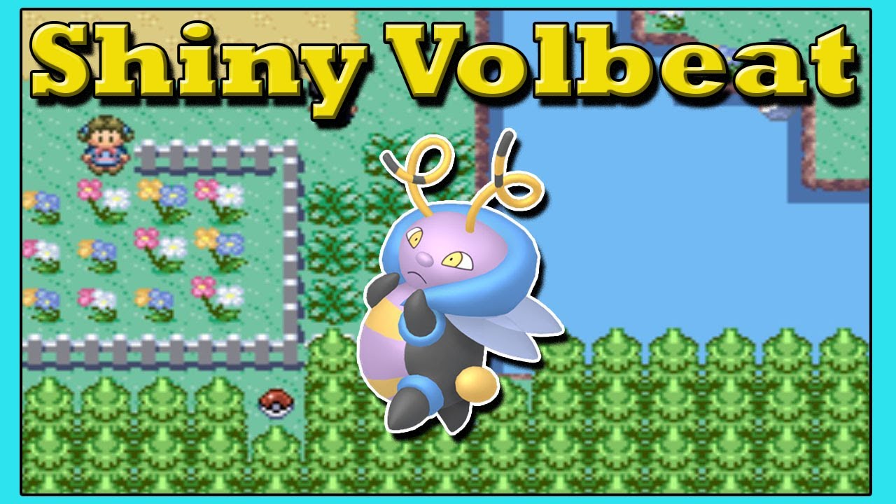 Shiny Volbeat In Pokemon Sapphire After 14,514 Random Encounters!