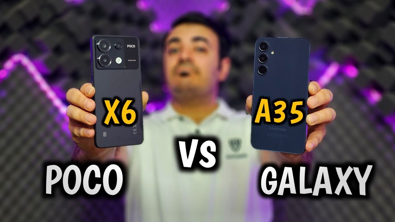 مقایسه Galaxy A35 با Poco X6