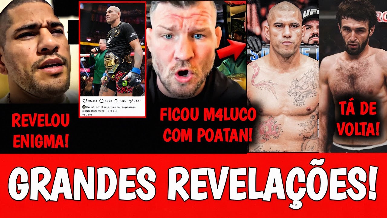 🚨Poatan REVELA REAL MOTIVO DE POSTAGEM| EX-CAMPEÃO FICA M4LUCO com Poatan| RUSS0 VOLTOU E MUITO MAIS
