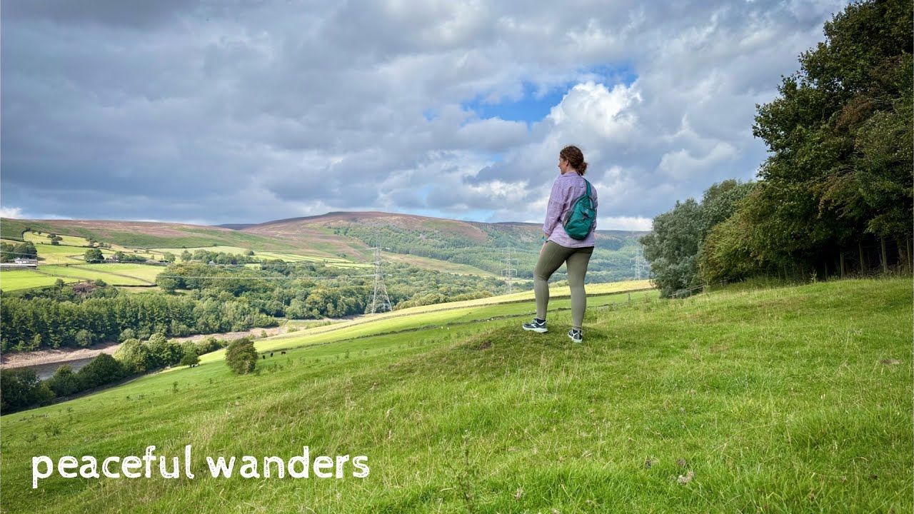 A Quiet 4 Mile Walk Through Hadfield’s Woods & Fields - Peaceful Walk in the Peak District