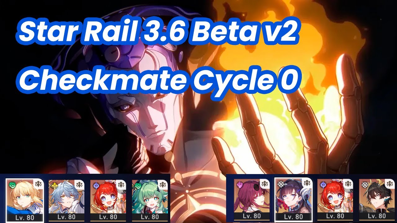 STAR RAIL 3.6 Beta v2 | NEW ENDGAME | CHECKMATE | DOTS and Saber | Cycle 0 | Full E6S1