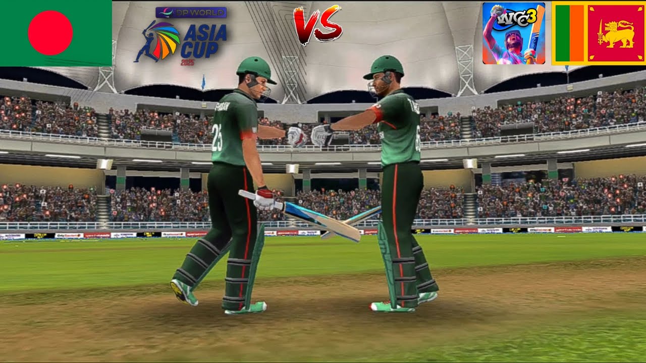 WCC3 Gameplay | Bangladesh vs Sri Lanka Highlights | Asia Cup 2025 | Super Four | T20 Cricket |