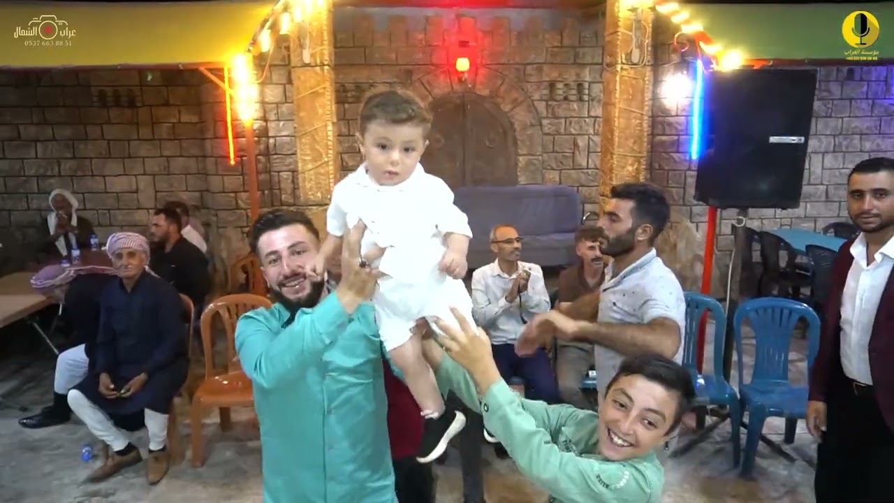 افراح اهالي مارع عشيرة الموالي العريس غسان امين حج حسن الكدرو فرقة ربيع السرور ج 1
