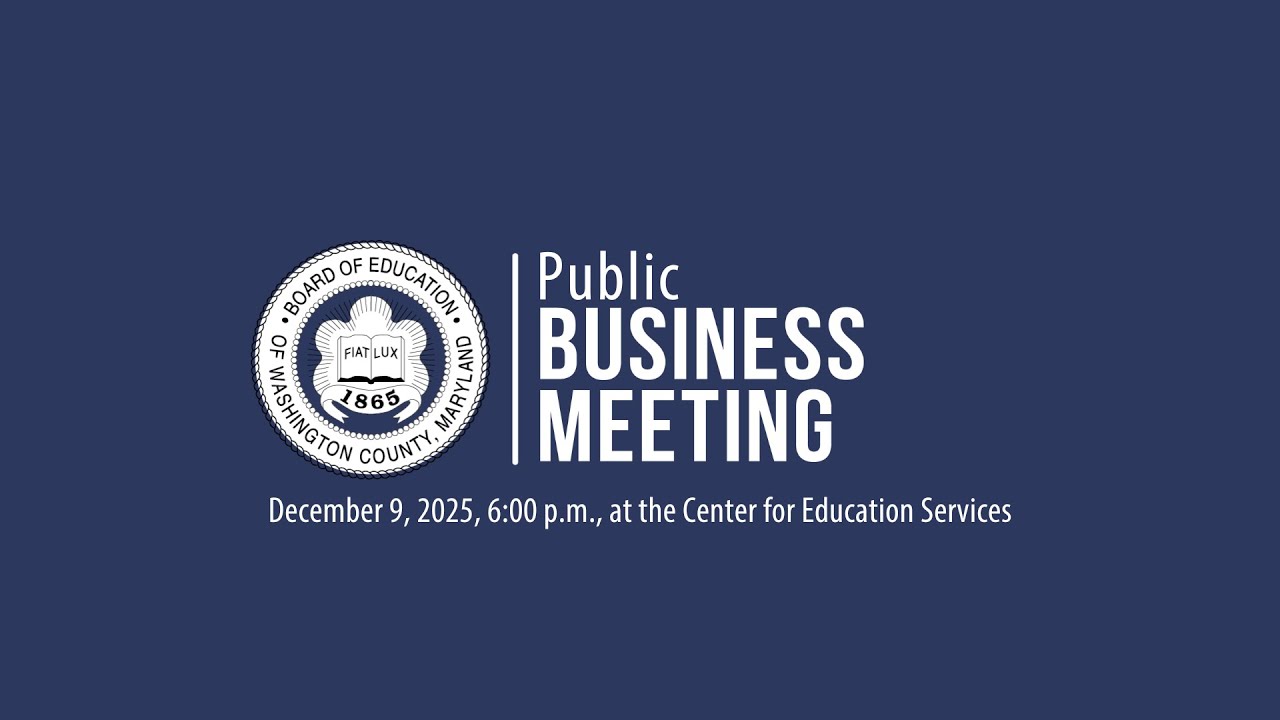 Board of Education Public Business Meeting | December 9, 2025 | 6:00PM