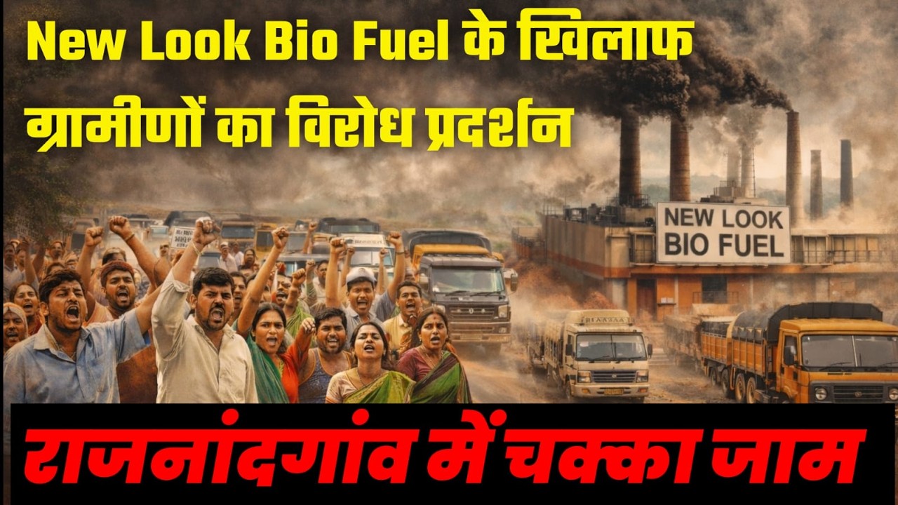 फुलझर में न्यू लुक बायो फ्यूल के खिलाफ ग्रामीणों का विरोध #FuljharProtest #cgnews #localnews