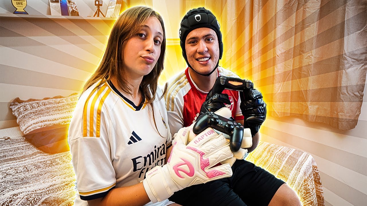FIFA DIFERENTE COM MEU NAMORADO! (Ft GOLEIRO DE CAPACETE)