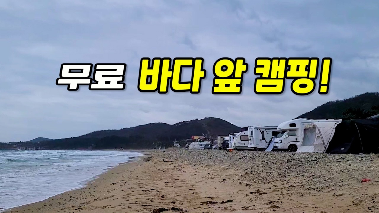 캠핑 끝판왕! 월포해수욕장 차박 캠핑
