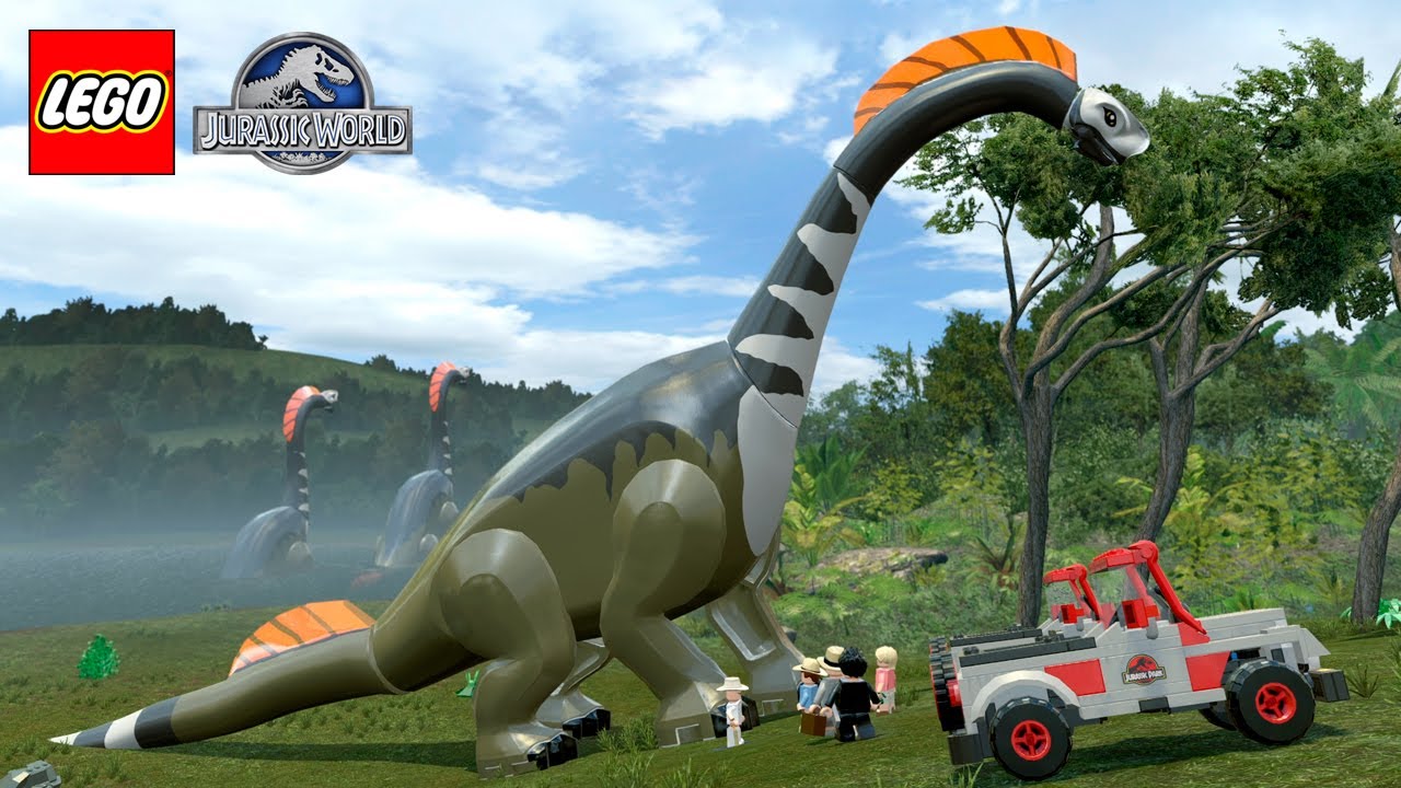 CRIEI o TITANOSSAURO do Jurassic World Rebirth no LEGO Jurassic World