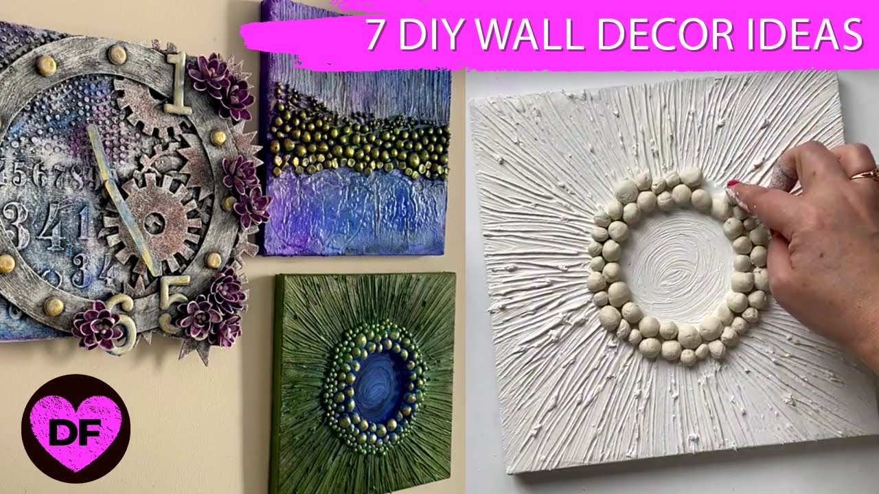 DIY 🫶 7 Ideas for Wall Decor Made with Your Own Hands