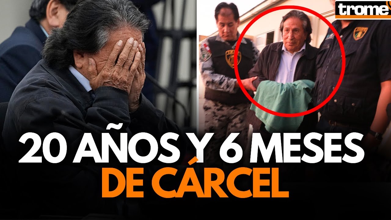 REACCIÓN de ALEJANDRO TOLEDO tras escuchar condena de 20 años y 6 meses de prisión