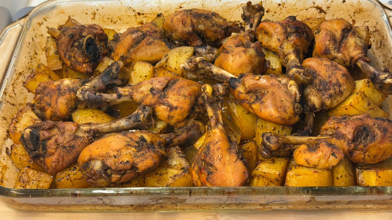 Quick and Easy Backed Chicken and Potatoes 