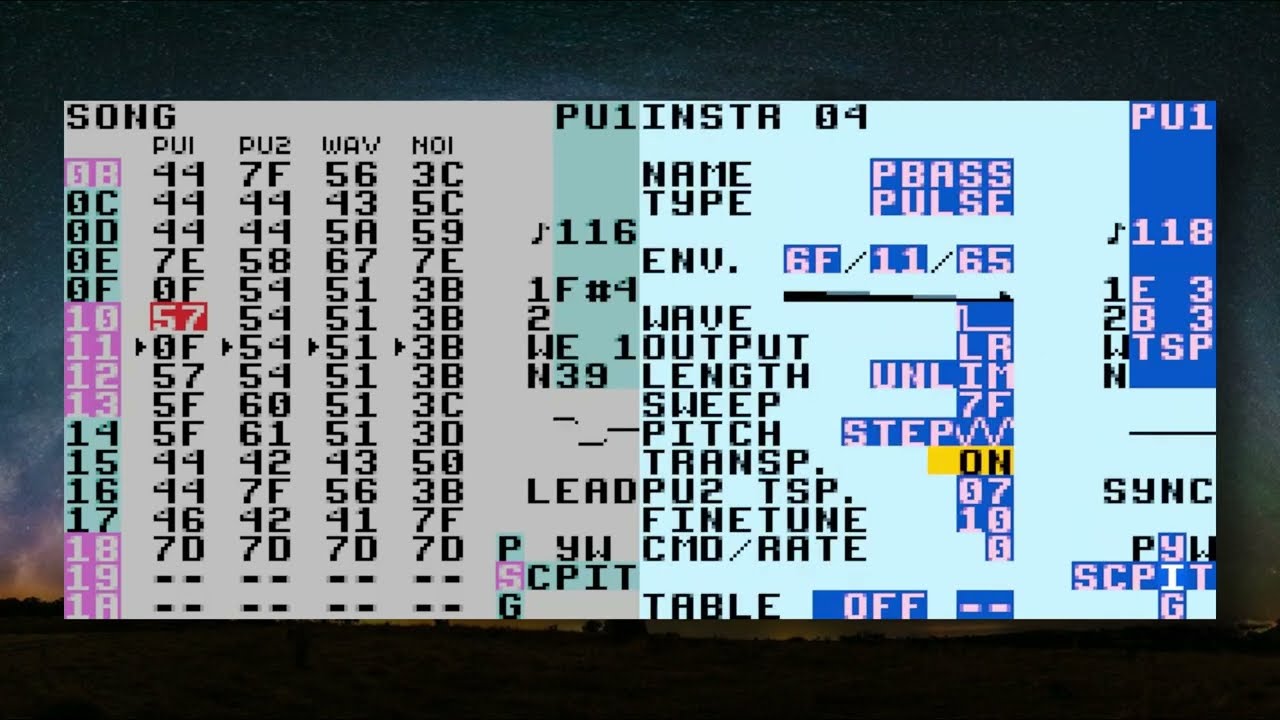 Game Boy Chiptune - LSDJ 9.4.0