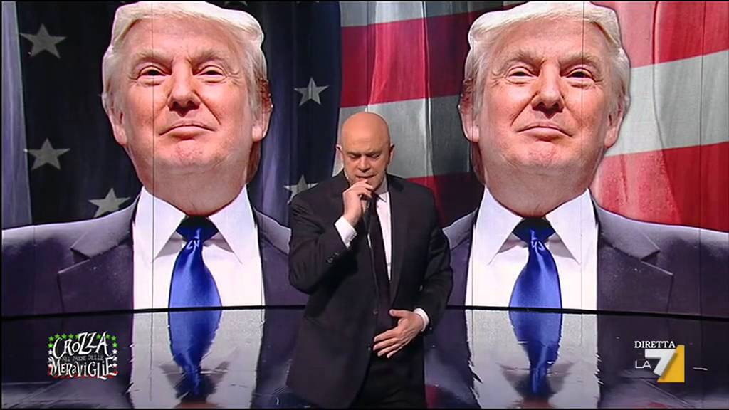 Crozza: vi spiego perché dobbiamo occuparci della politica americana