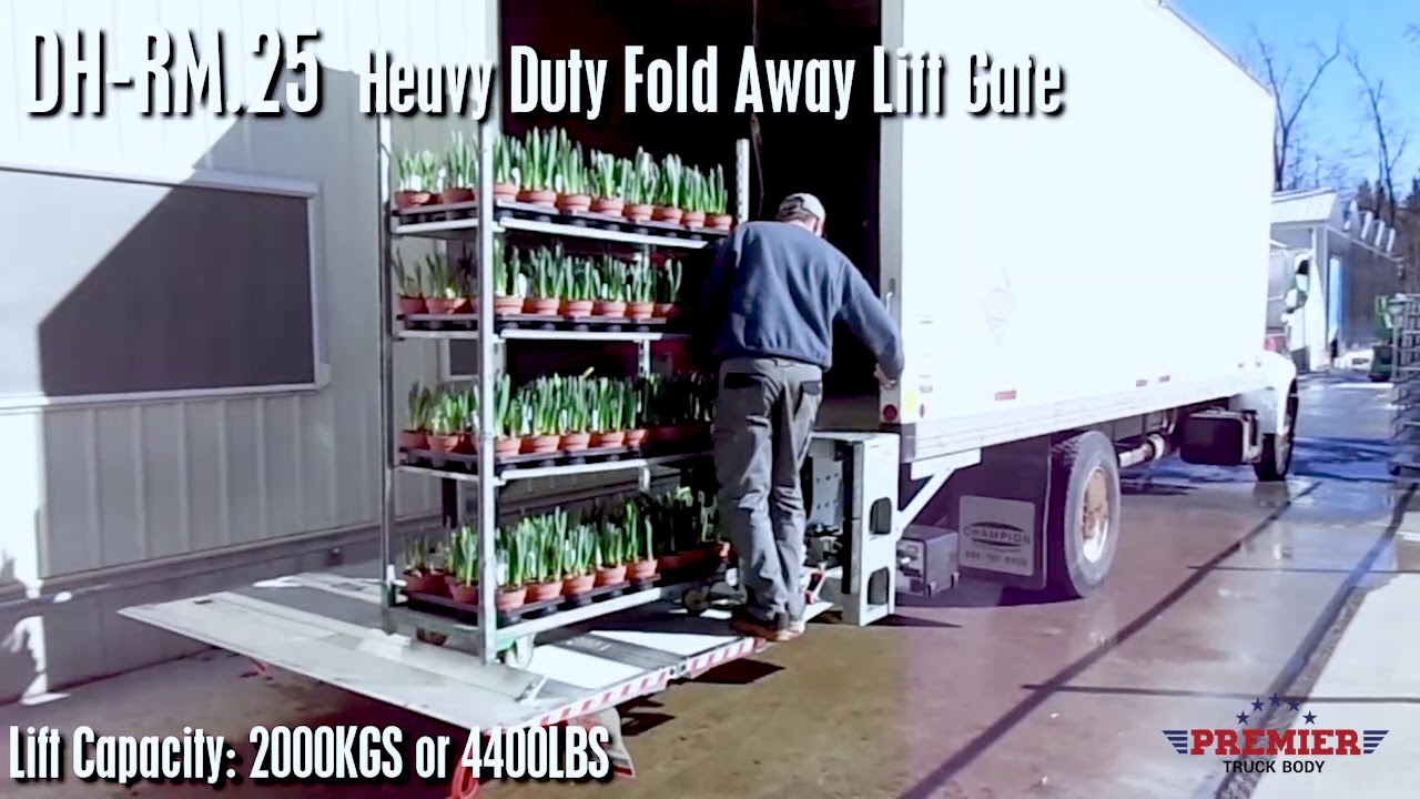 Dhollandia DHRM.25 HEAVY DUTY FOLD AWAY LIFT GATE with LEVEL RIDE & AUTO TILT