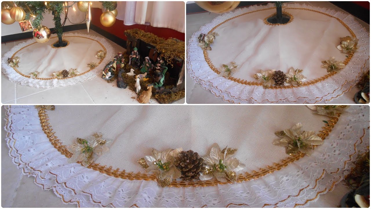 Pie de Árbol Navideño