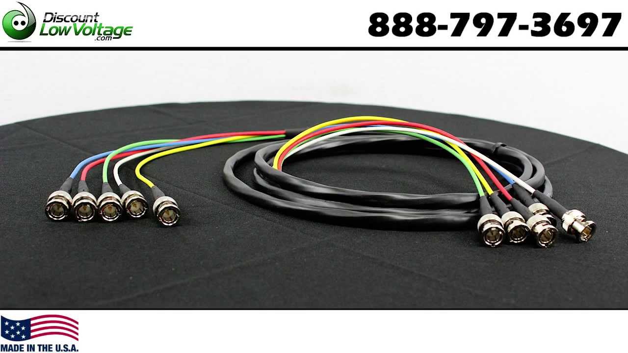 BNC to BNC RGBHV Video Snake | Pre-made Assembly