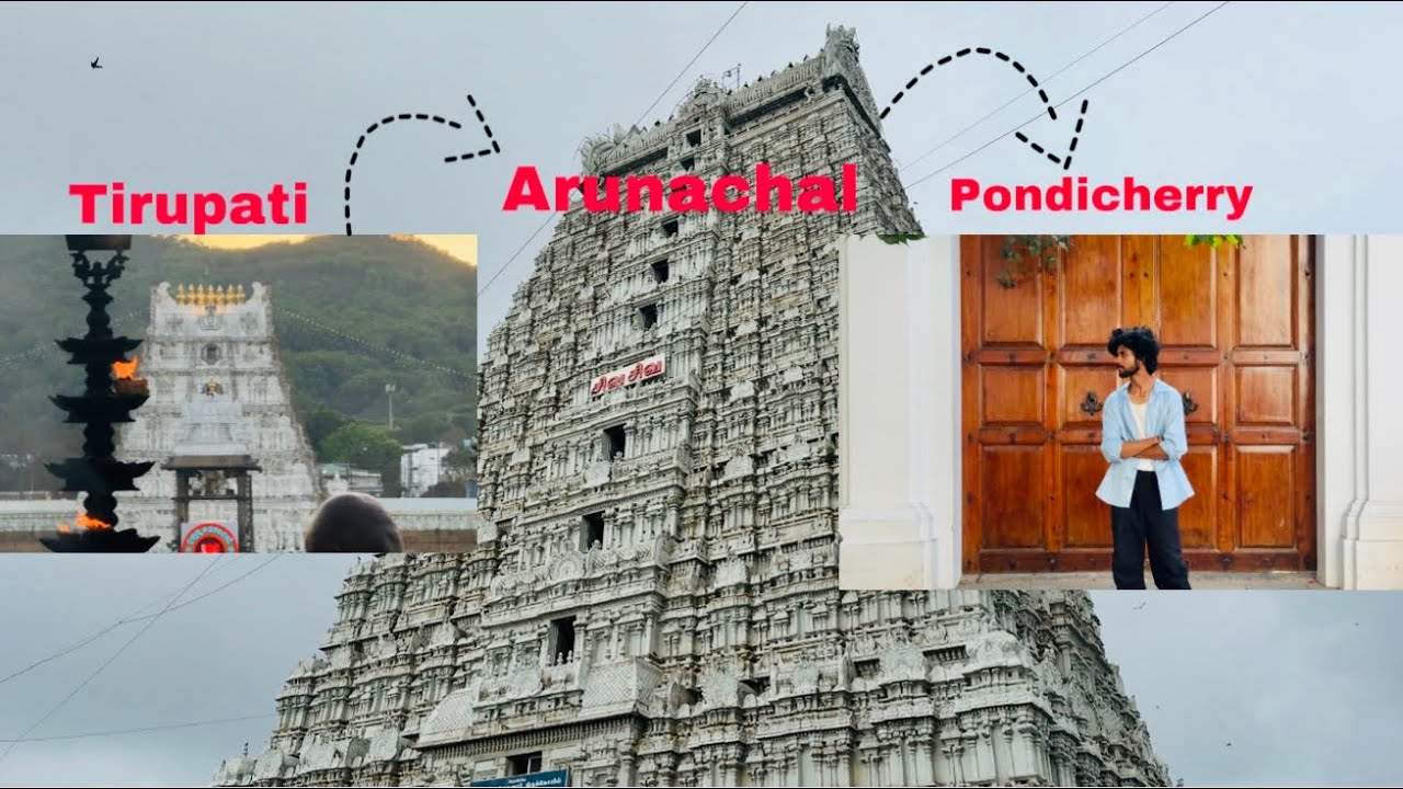 Hyderabad to Tirupati to Arunachalam 🙏 || Mr spidy || Travel ||