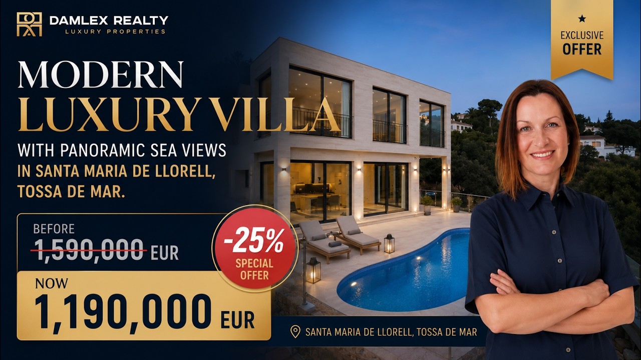 Tour this GORGEOUS new property with me! The DREAM Sea View Villa in Spain!