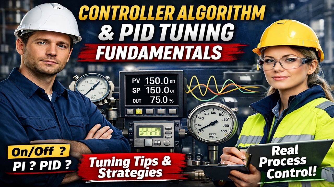 Controller Algorithm Selection and PID Tuning Fundamentals for Process Engineers