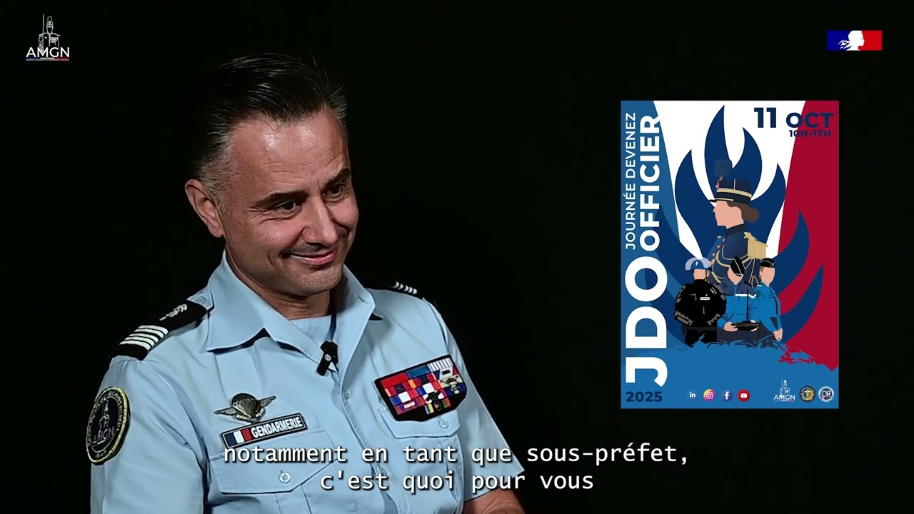 Parcours d'un officier de gendarmerie