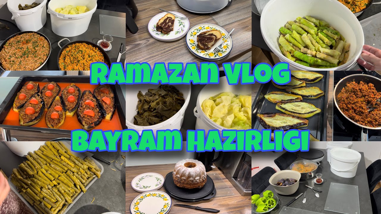 Annemle Bayram Hazırlıgı Yaptık | Ramazan Bayramı | Ramazan Vlog | Misafir Menüsü | İftar Hazırlıgı