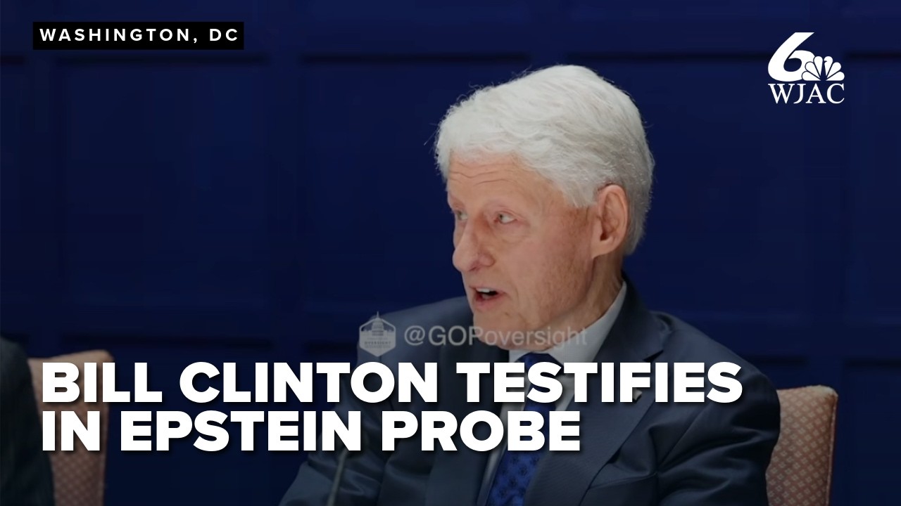 FULL: Bill Clinton testifies before House Oversight Committee on activities with Jeffrey Epstein
