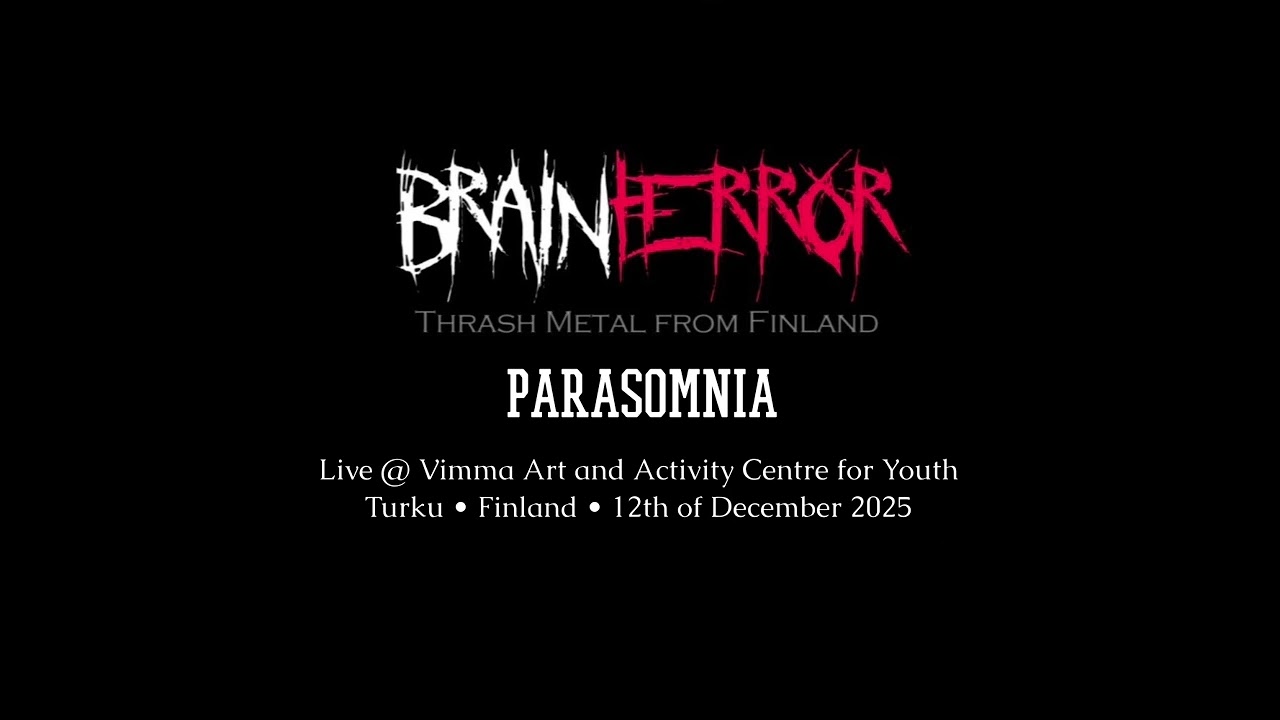 Brainterror Live @ Vimma • Turku • Finland • 12.12.2025