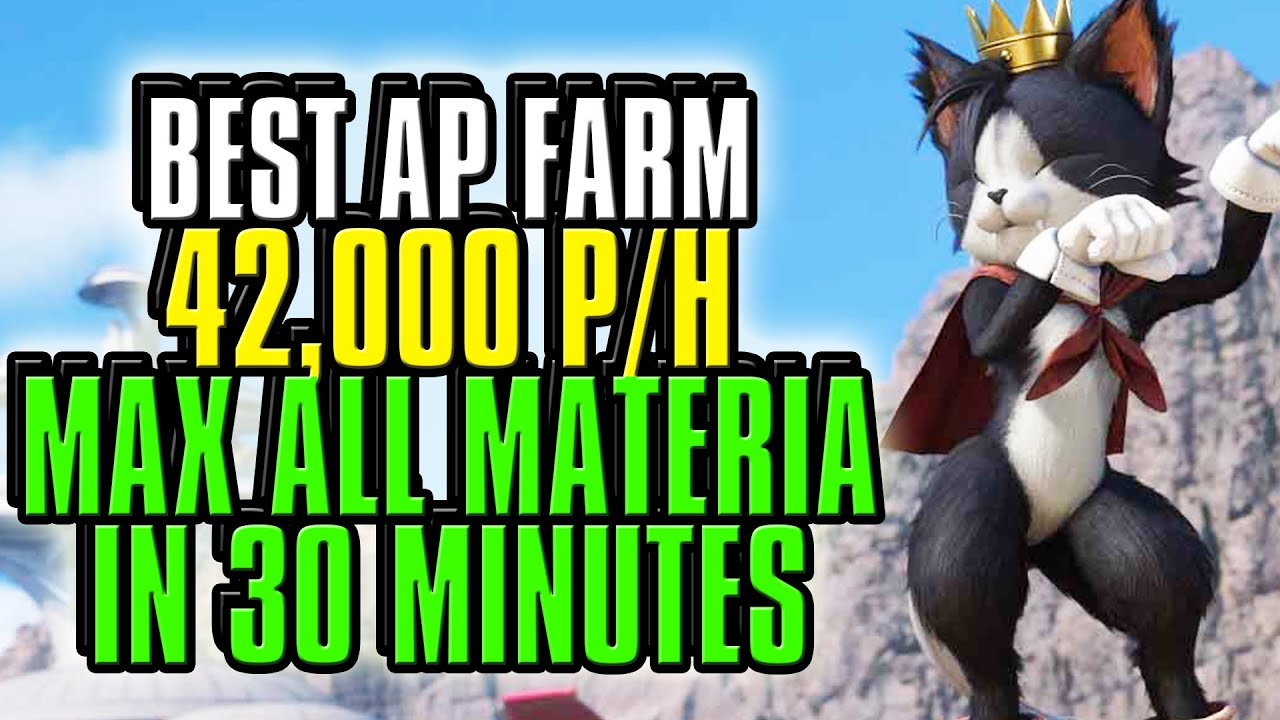 Final Fantasy VII Rebirth ЛУЧШИЙ фарм AP 42 000 P/H Освойте ВСЕ материи МЕНЕЕ ЧЕМ ЗА 30 МИНУТ