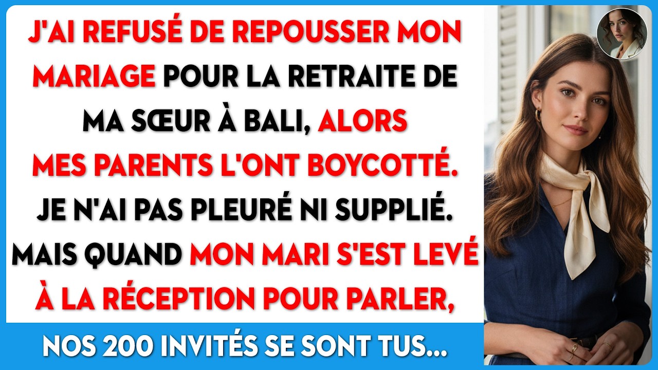 Mes parents ont boycotté mon mariage car je refusais de changer la date pour leurs vacances.